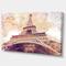Designart - Paris Paris Eiffel TowerParis Postcard Design - Cityscape Canvas Print